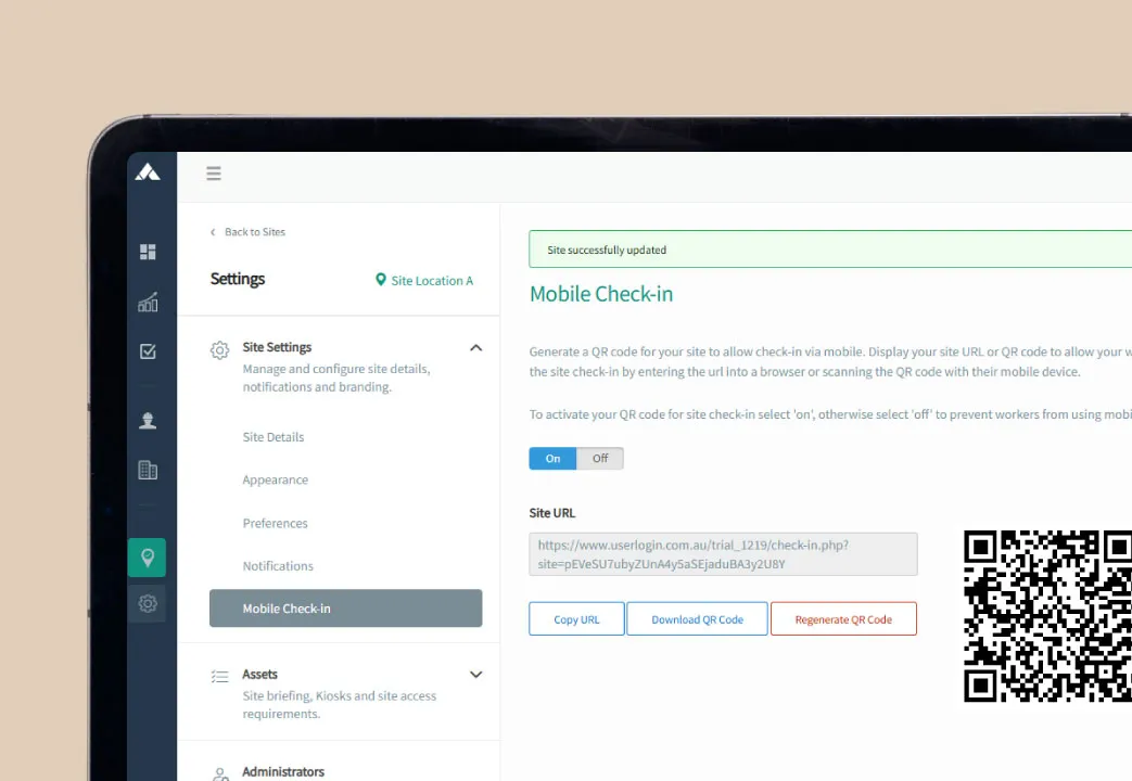 Image of Altora admin UI, representing streamlining of data between systems